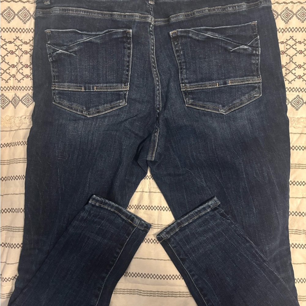 BKE Women's Skinny Jeans - Dark Blue